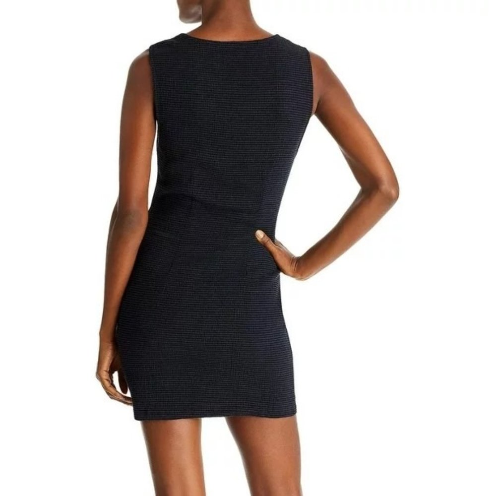 Free People Women’s Cutout V Neck Mini Dress Size L Black New - Picture 2 of 3